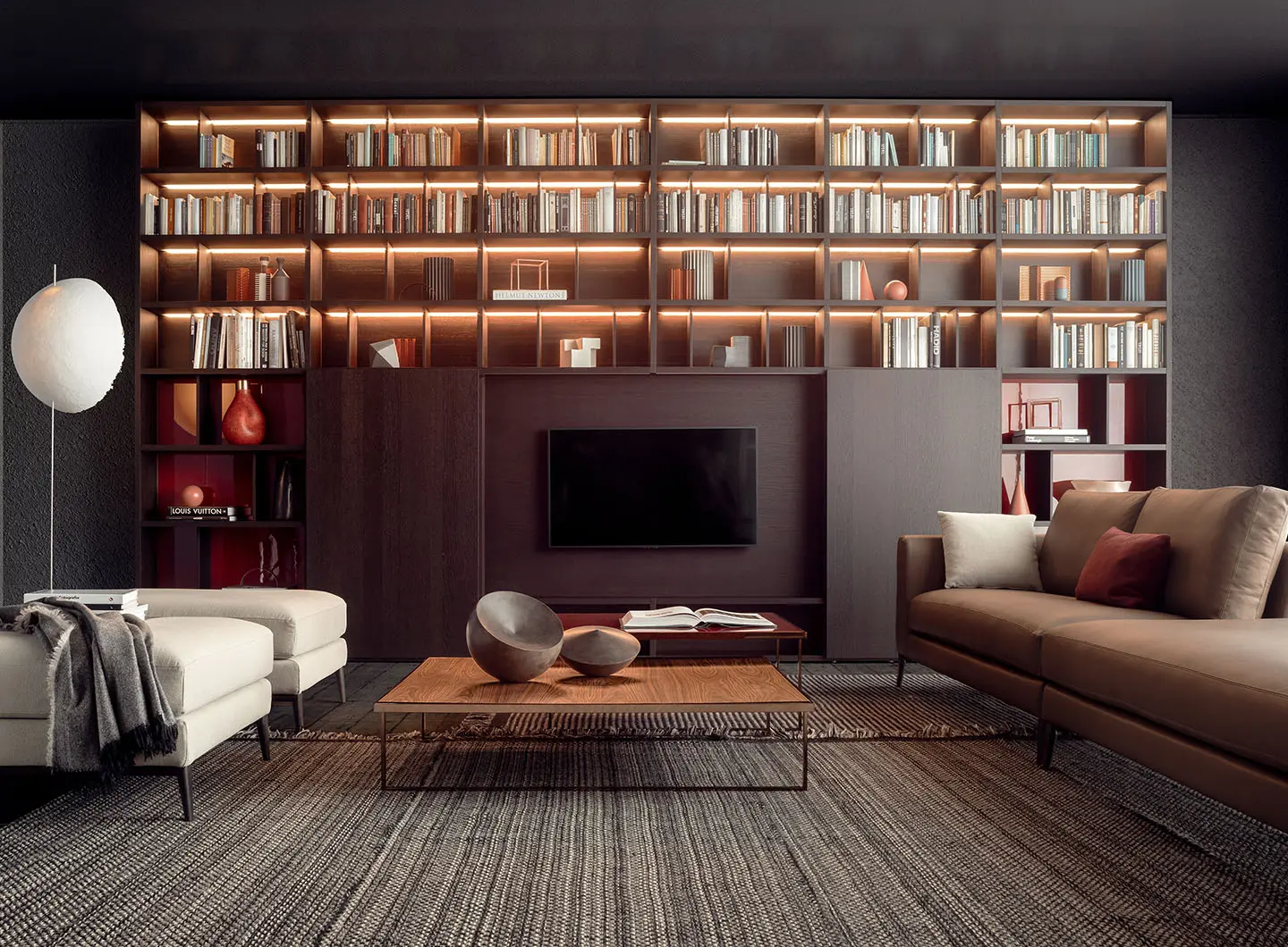 costumized bookcase pianca