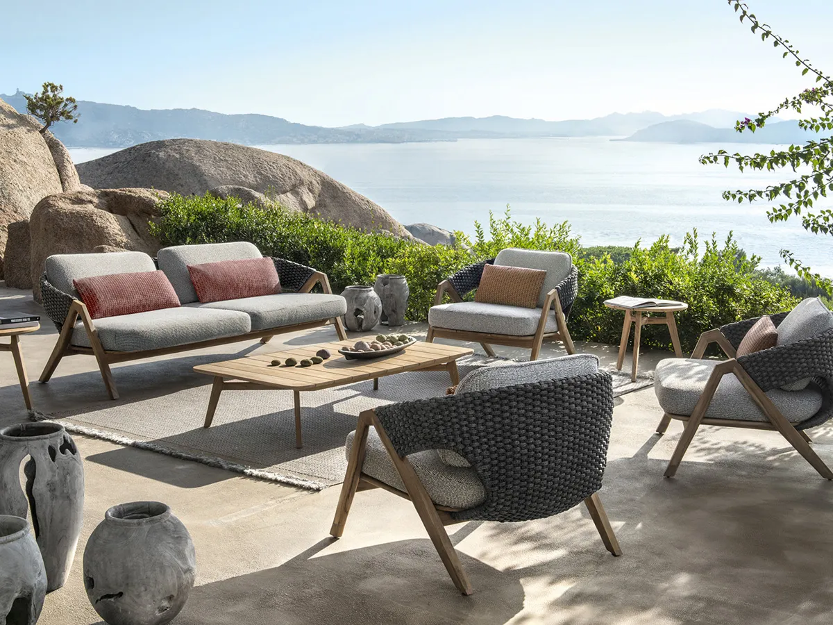 Knit lounge set, design by Patrick Norguet