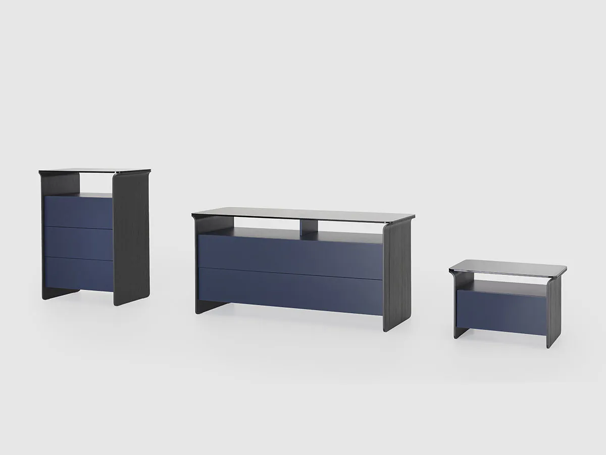 chests of drawers dressers, night stands design Philippe Tabet per Pianca