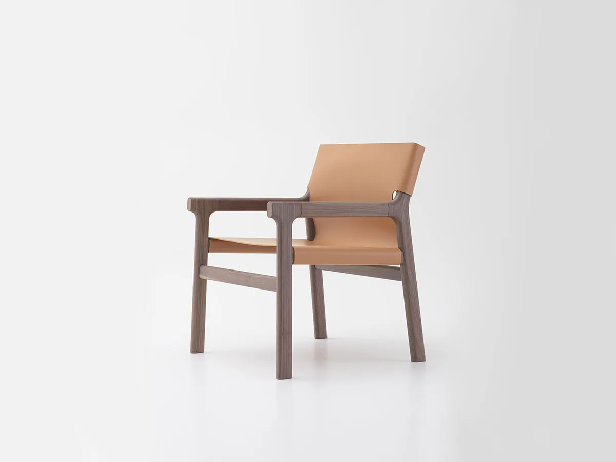 fushimi lounge armchair designed by philippe tabet per pianca