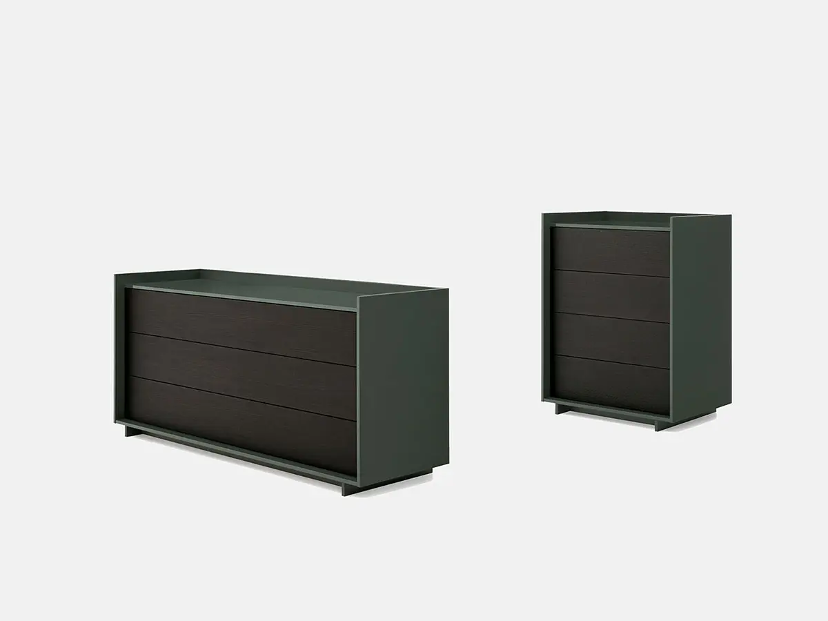 chest drawer, casegood design Simone Bonanni per Pianca