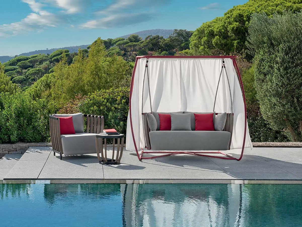 Ethimo - Swing dondolo, design Patrick Norguet
