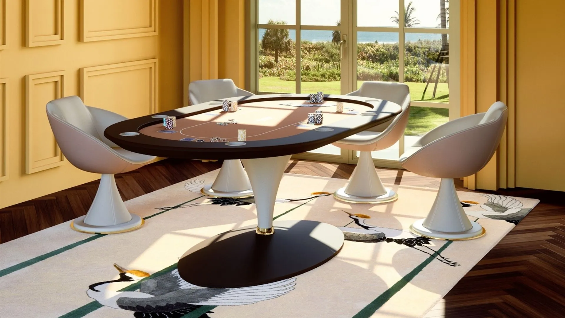 Vismara Design - Oval Poker Table luxury