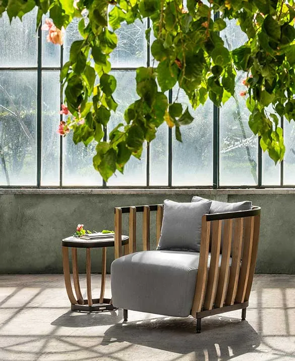 Ethimo - Swing lounge armchair, design Patrick Norguet