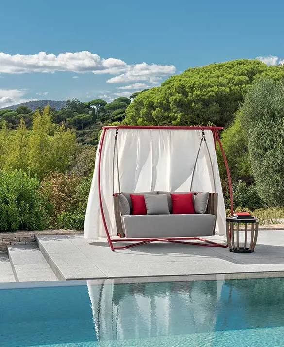 Ethimo - Swing dondolo, design Patrick Norguet