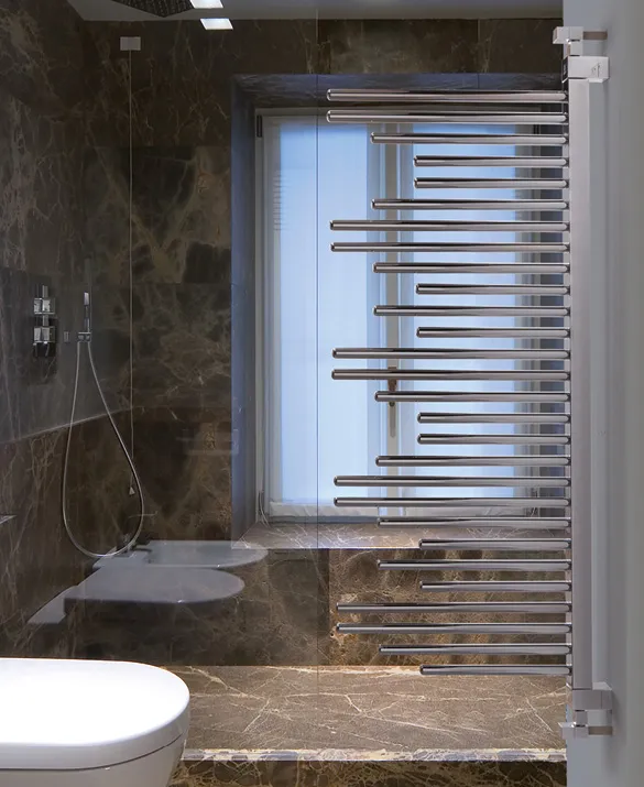 Hydraulic Towel Warmer Movesystem design_Studio dell'Acqua Bellavitis