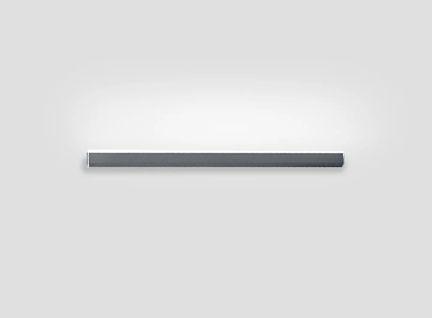 Zafferano _ Pencil tavolo, medium module, dark grey finish