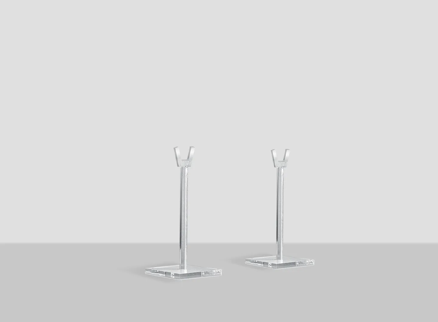 Zafferano _ Pencil table lamp, table bases in PMMA