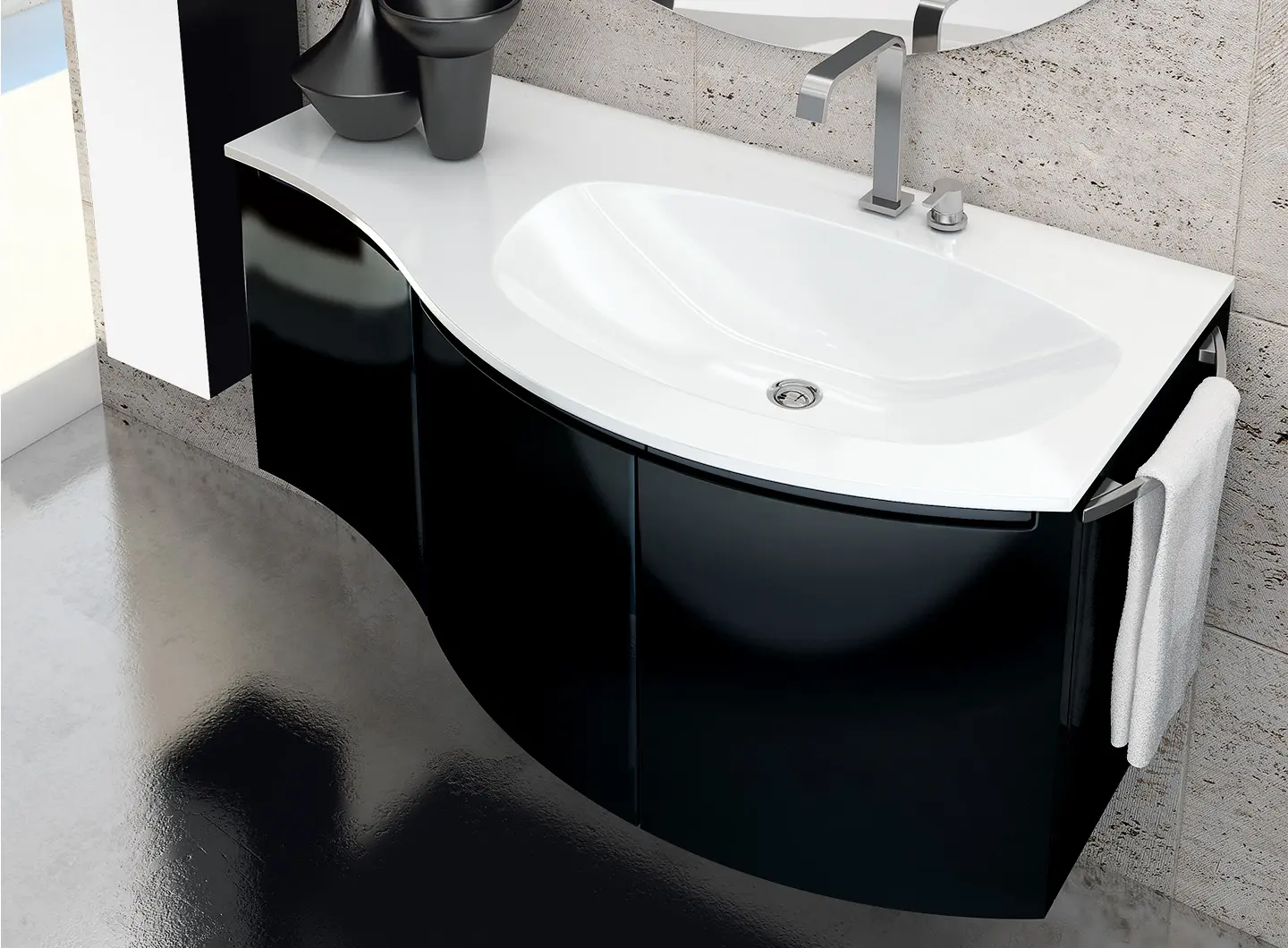 ESTREMA Elegant, rounded shape