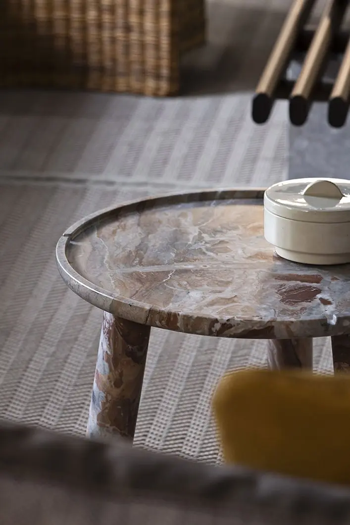 Exteta - Stone Round Coffee Table