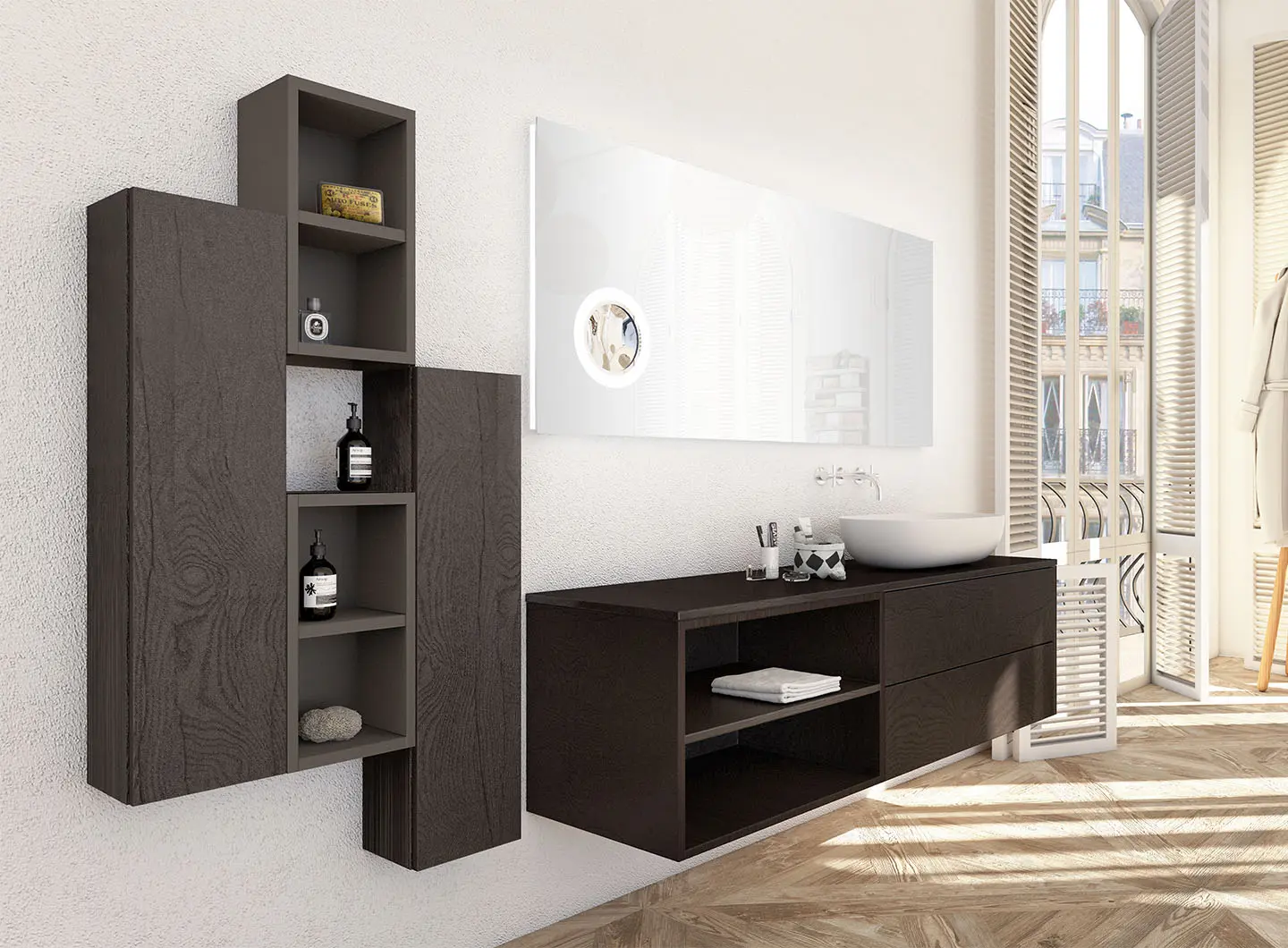 Natura - Wildwood Charcoal finish