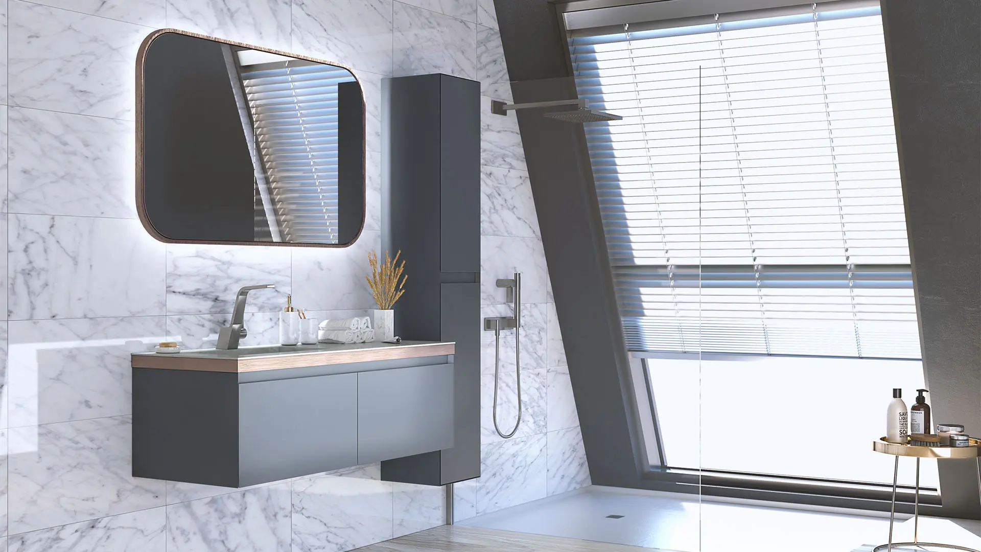 MILANO metal profile in Antique Copper