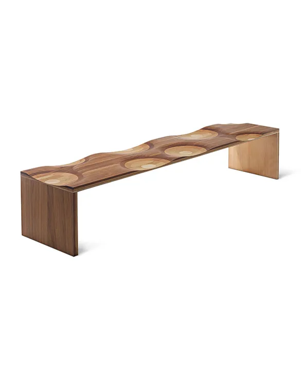 Ripples bench by Horm