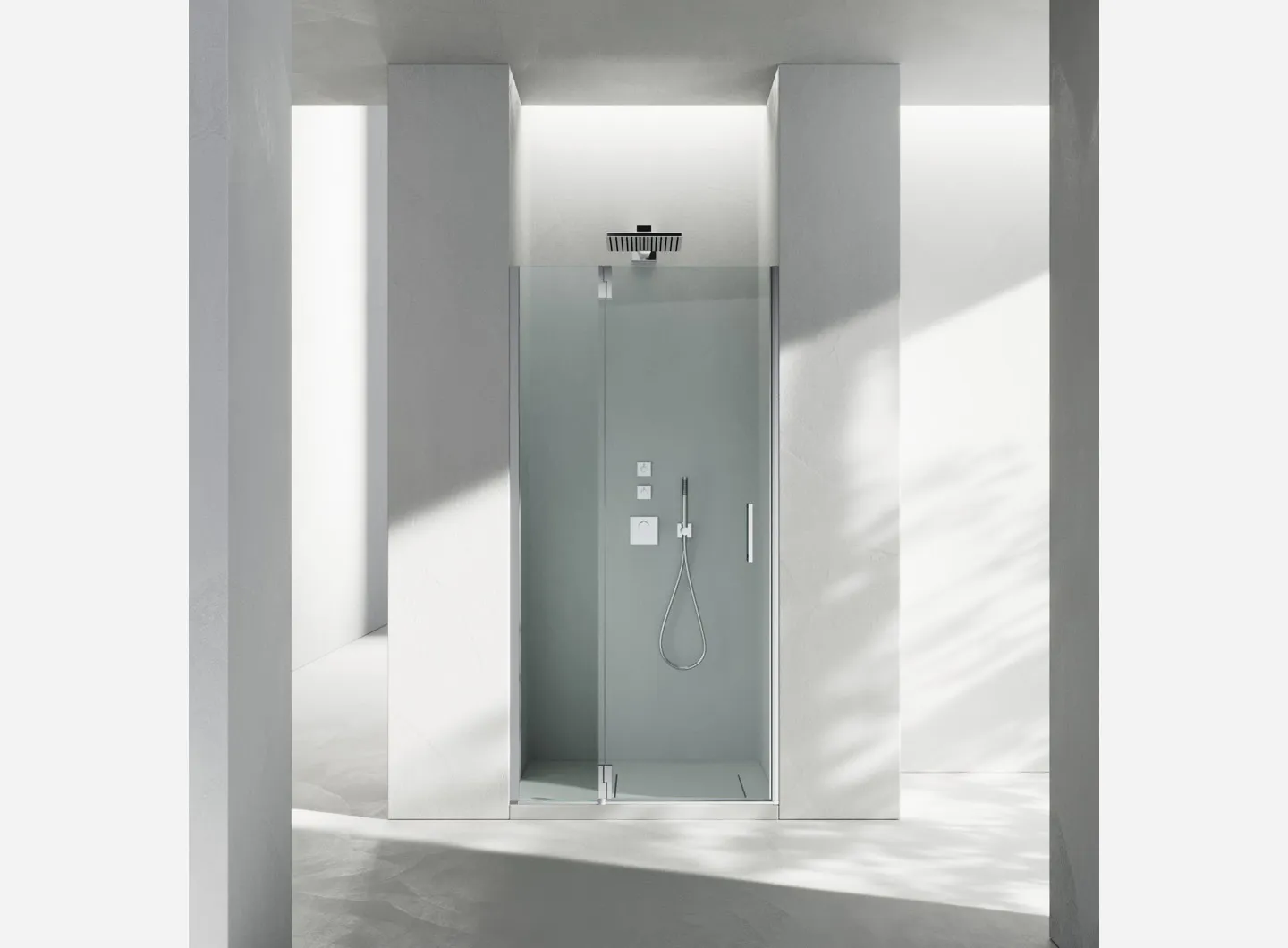 Vismaravetro - hinged shower enclosure - SuperSintesi collection