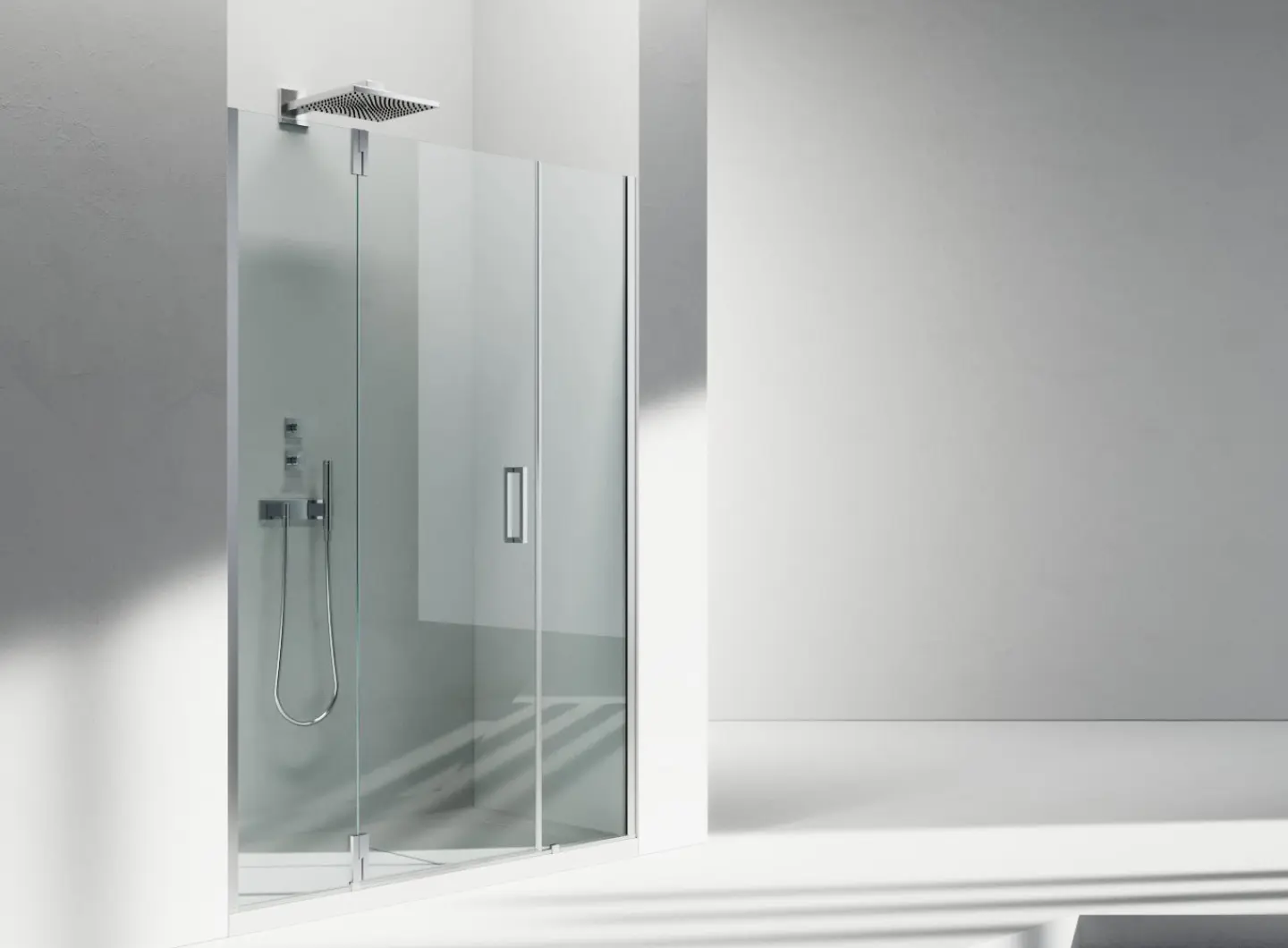 Vismaravetro - hinged shower enclosure - SuperSintesi collection