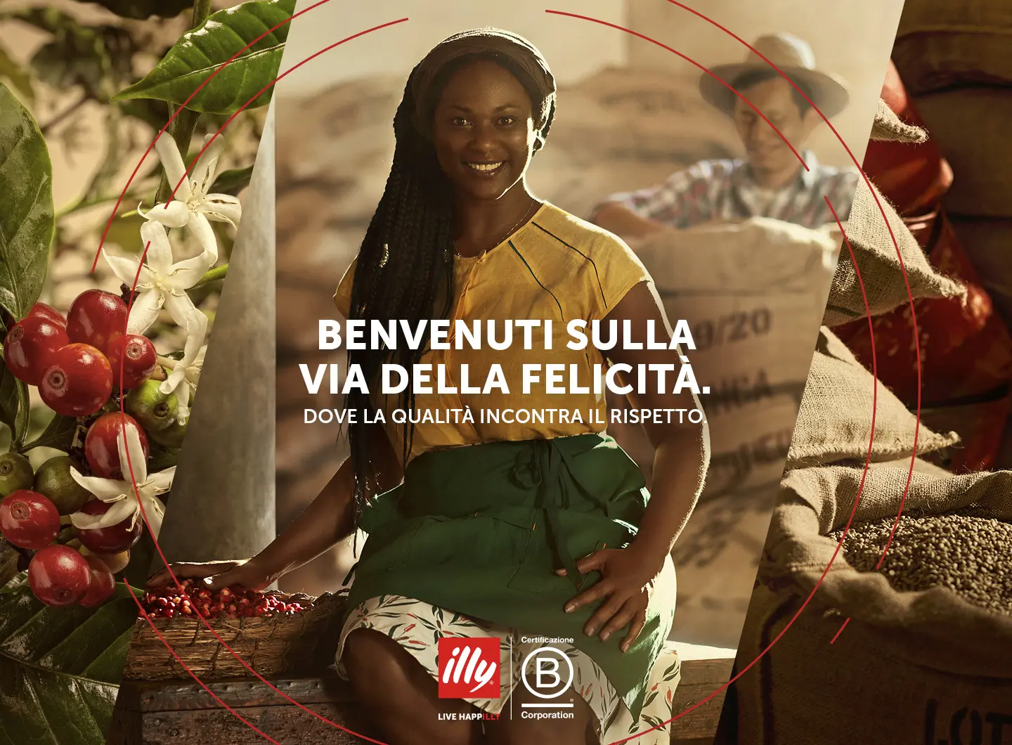 illy – Benvenuti sulla via della felicità. Dove la qualità incontra il rispetto.