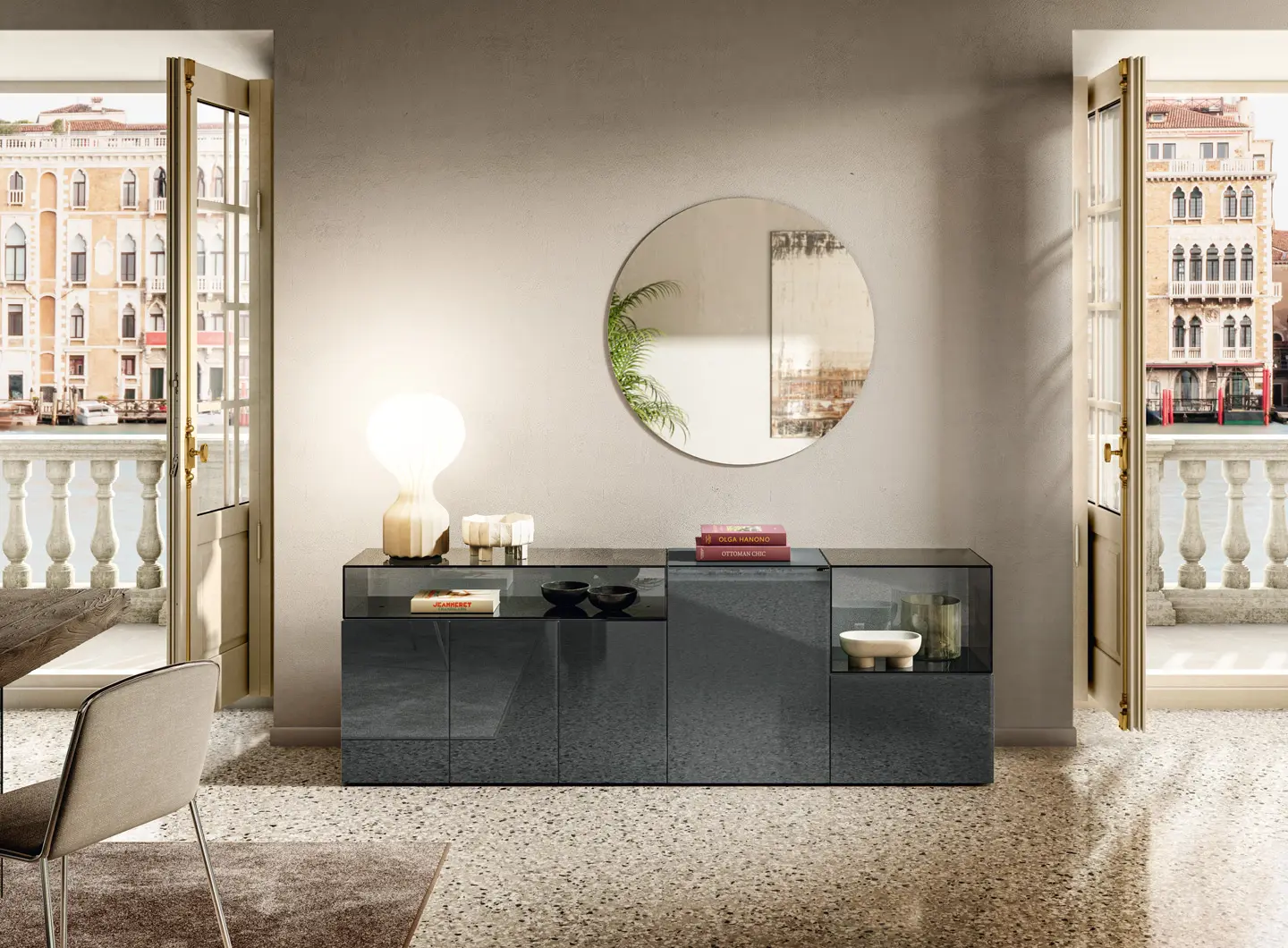 Slider 36e8 Glass Sideboard LAGO