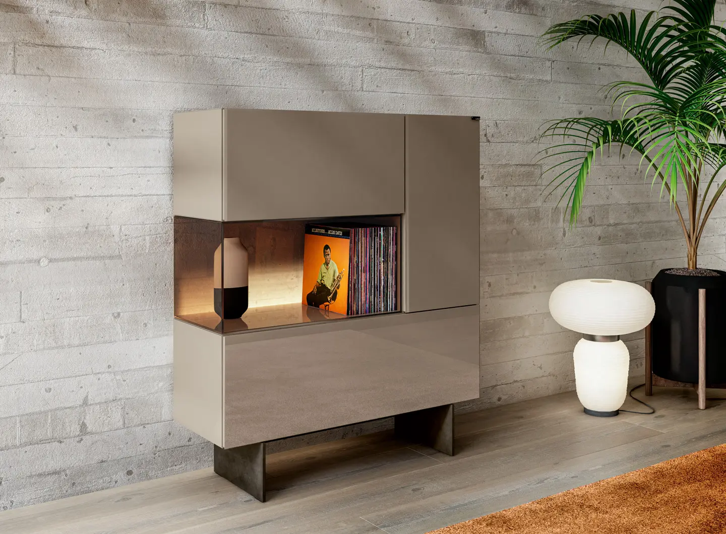 Slider 36e8 Glass Sideboard LAGO