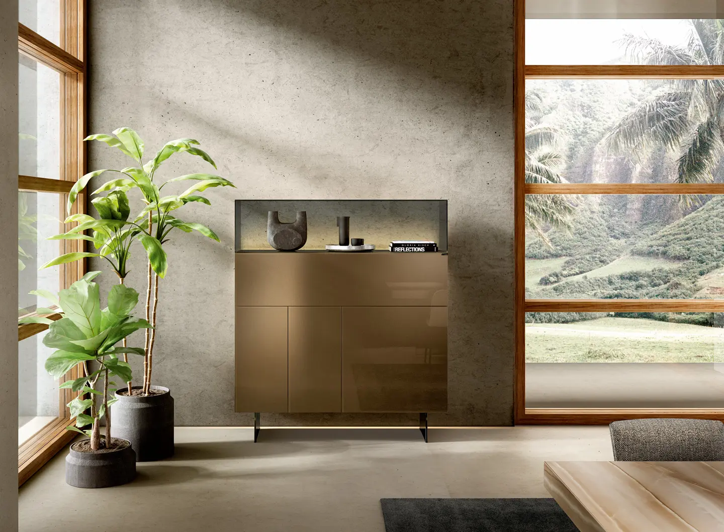 Slider 36e8 Glass Sideboard LAGO