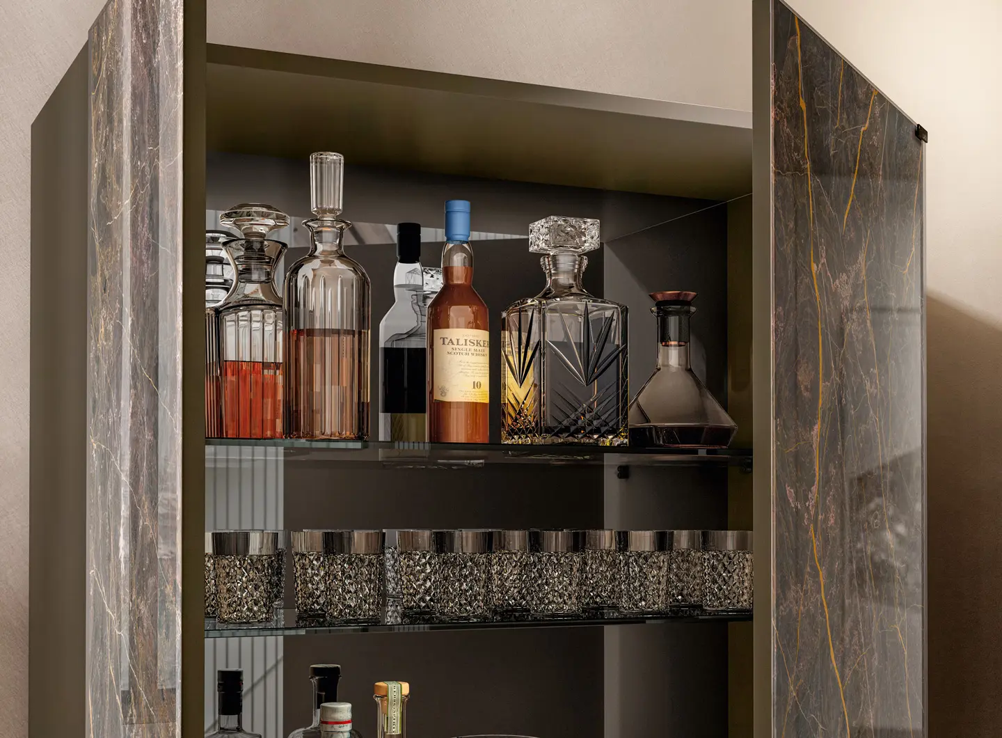 Slider 36e8 Glass SIdeboard LAGO