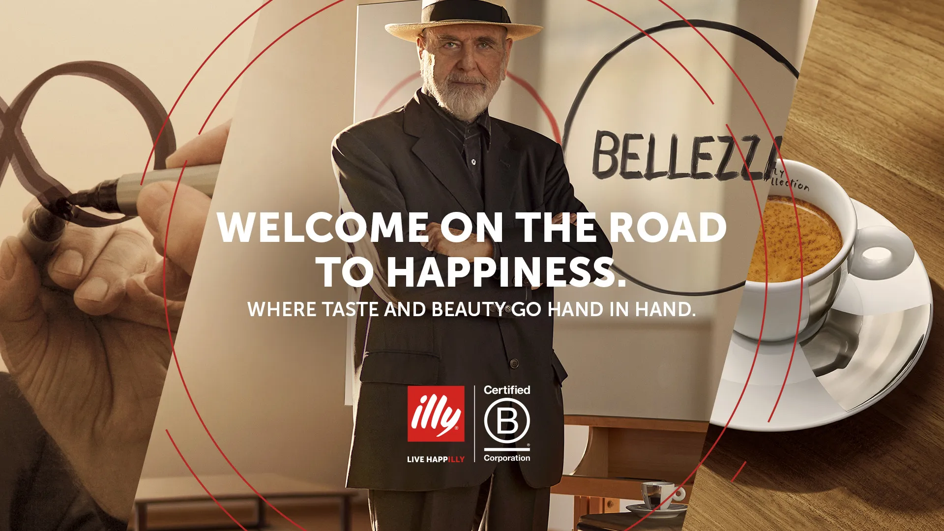 illy – Welcome on the road to happiness. Where taste and beauty go hand in hand.