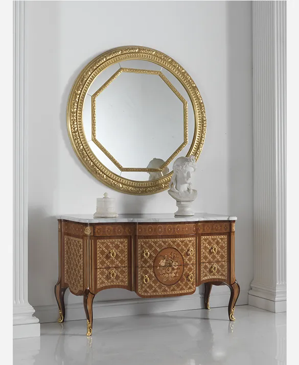 Pozzoli s.r.l. CHEST OF DRAWERS TRANSITION & MIRROR L.XVI STYLE