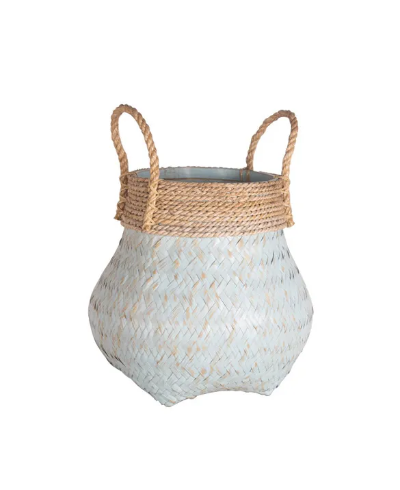 Weaved basket with handles Decor