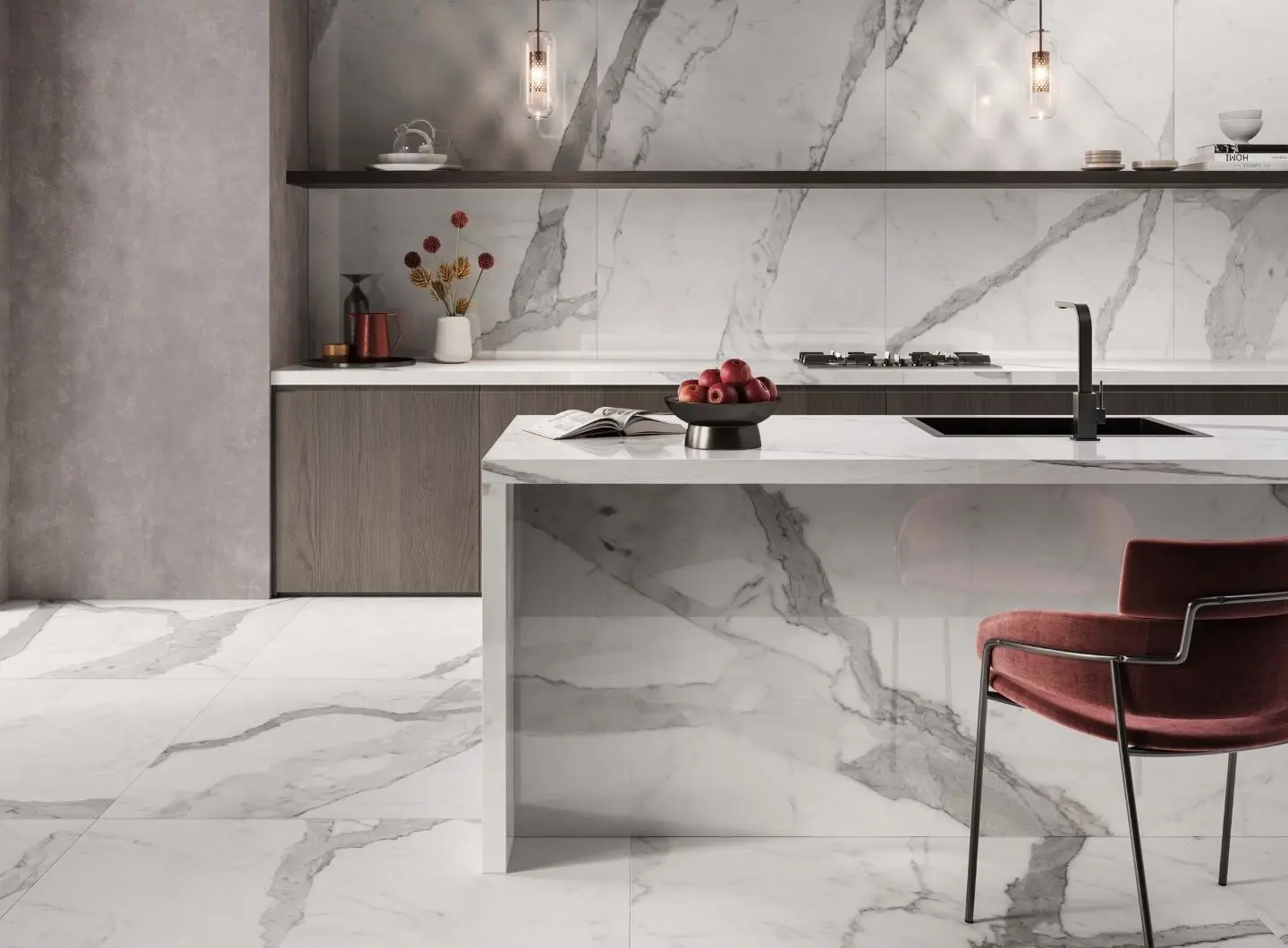 Marmoker and Onici porcelain stoneware - Casalgrande Padana