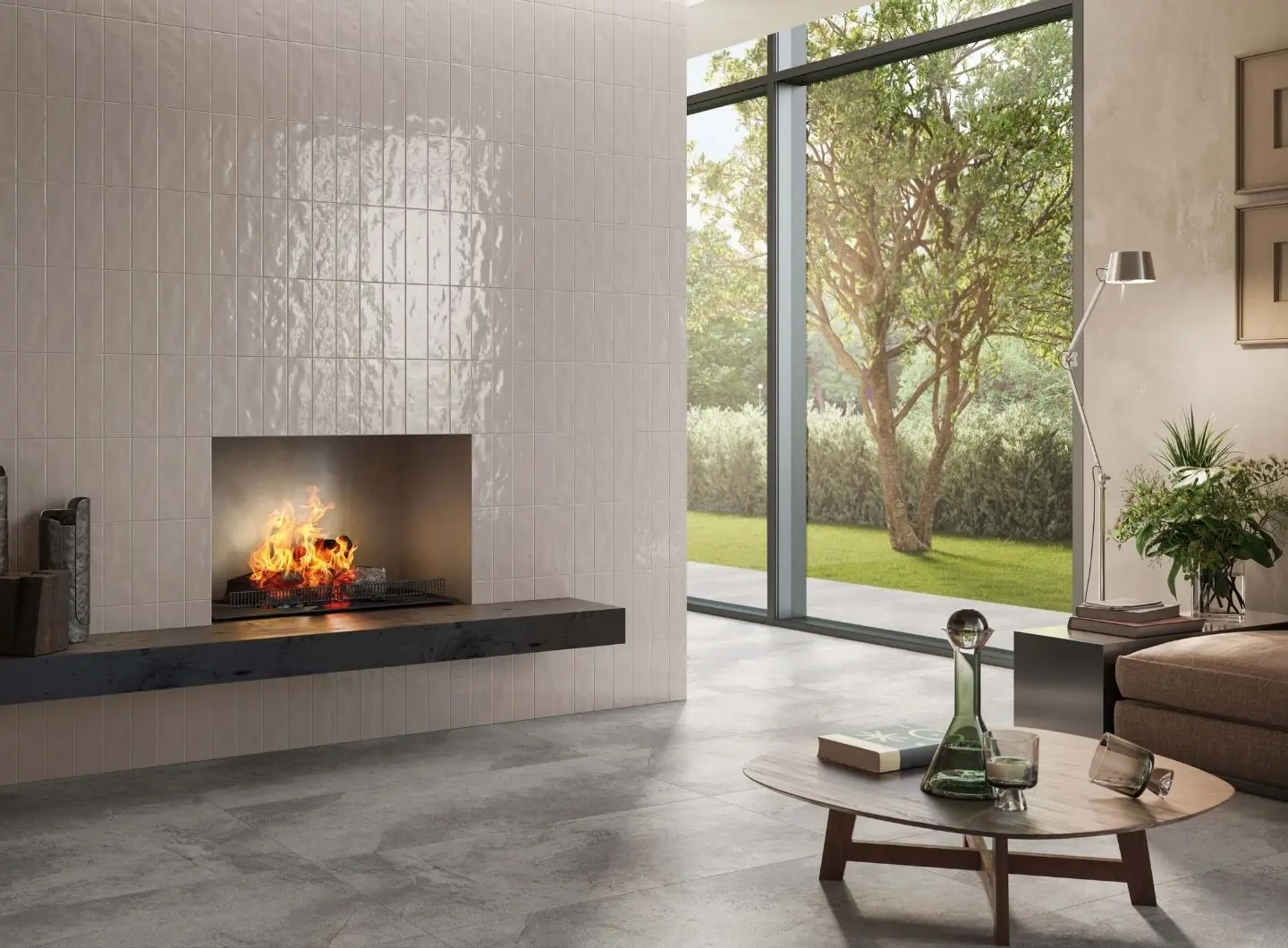 Brickworks Nuances brick effect porcelain stoneware tiles - Casalgrande Padana