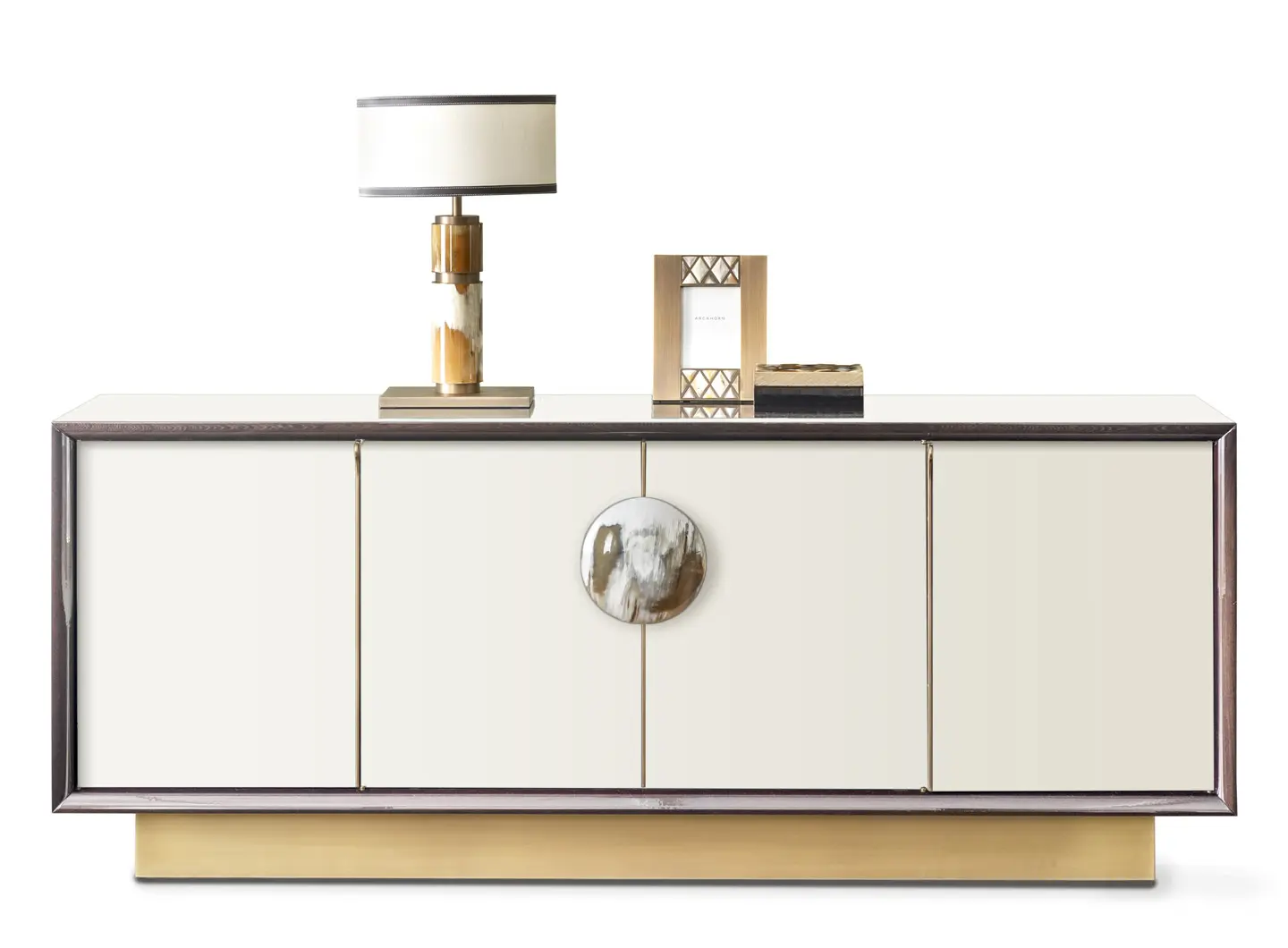 Arcahorn - Helios cabinet in ivory lacquer