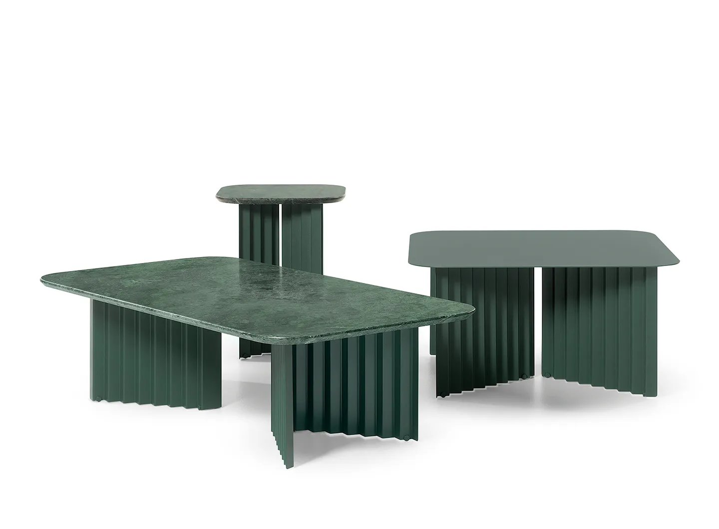 RS Barcelona Plec table collection for indoor and outdoor use