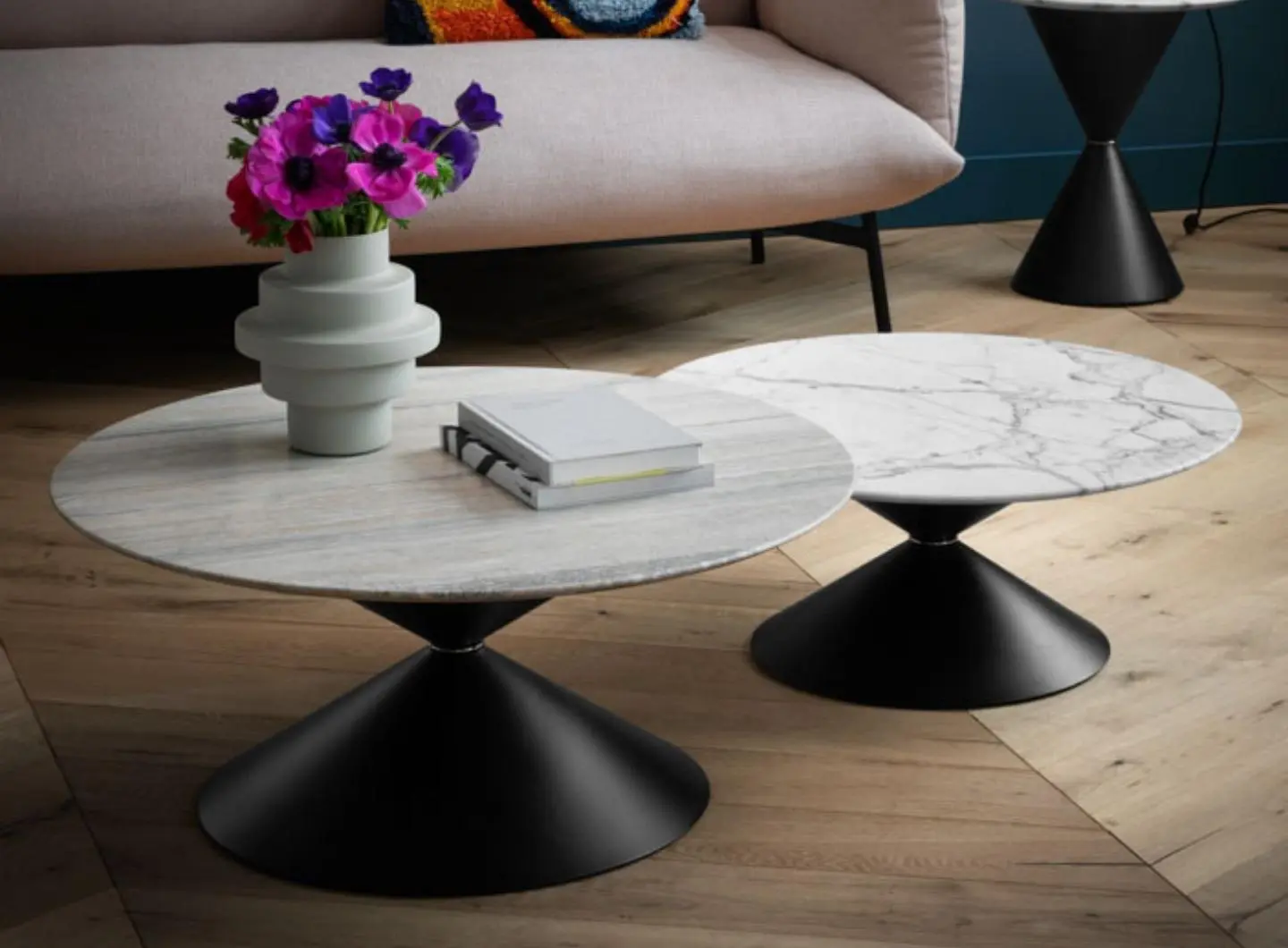 coffee table clessidra design paolo vernier di midj in italy