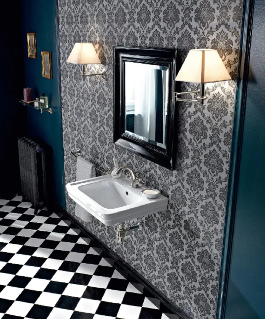 Sbordoni 1910 - Lavabo Neoclassica a muro.
