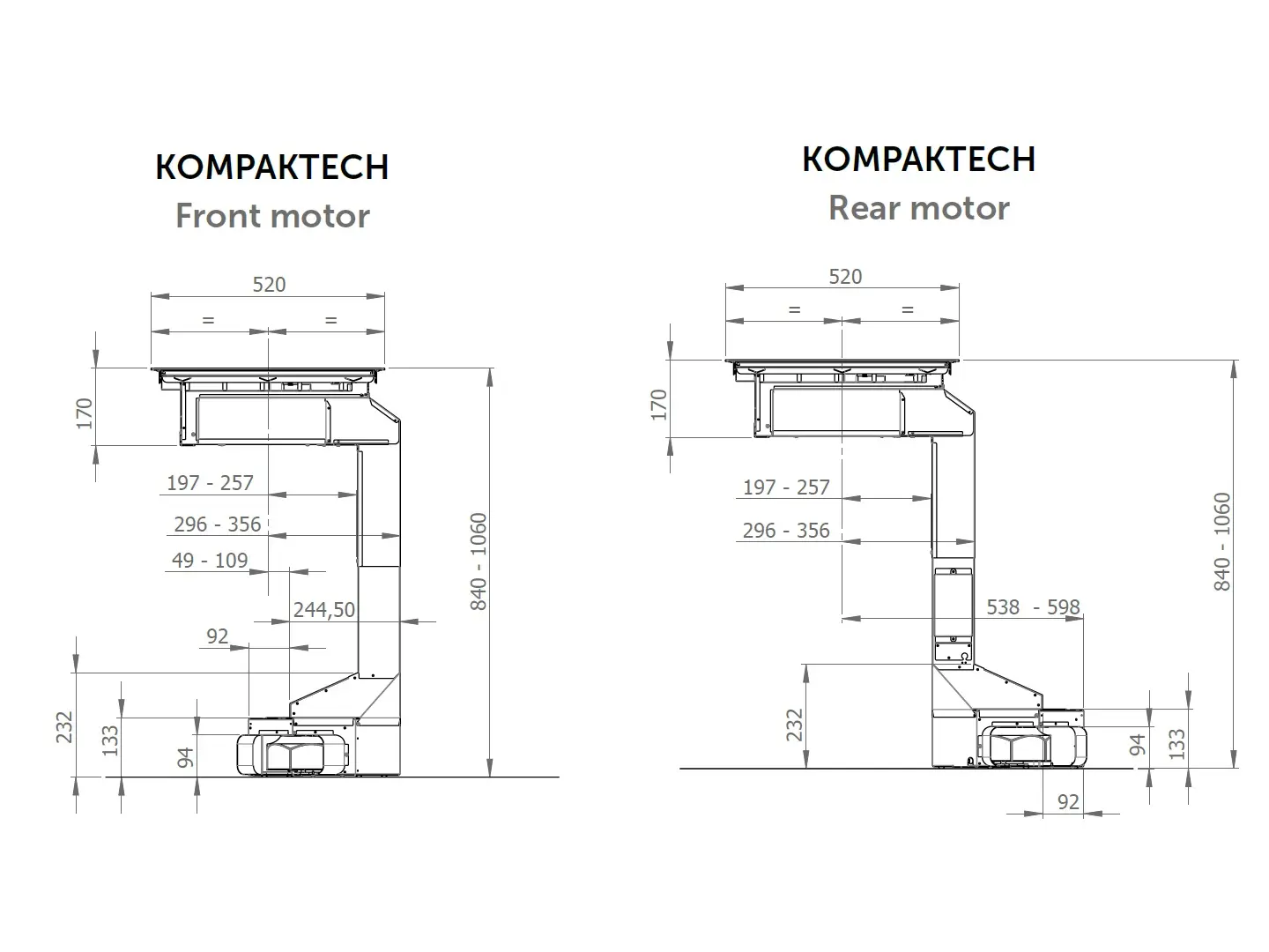Schema installazione KOMPAKTECH