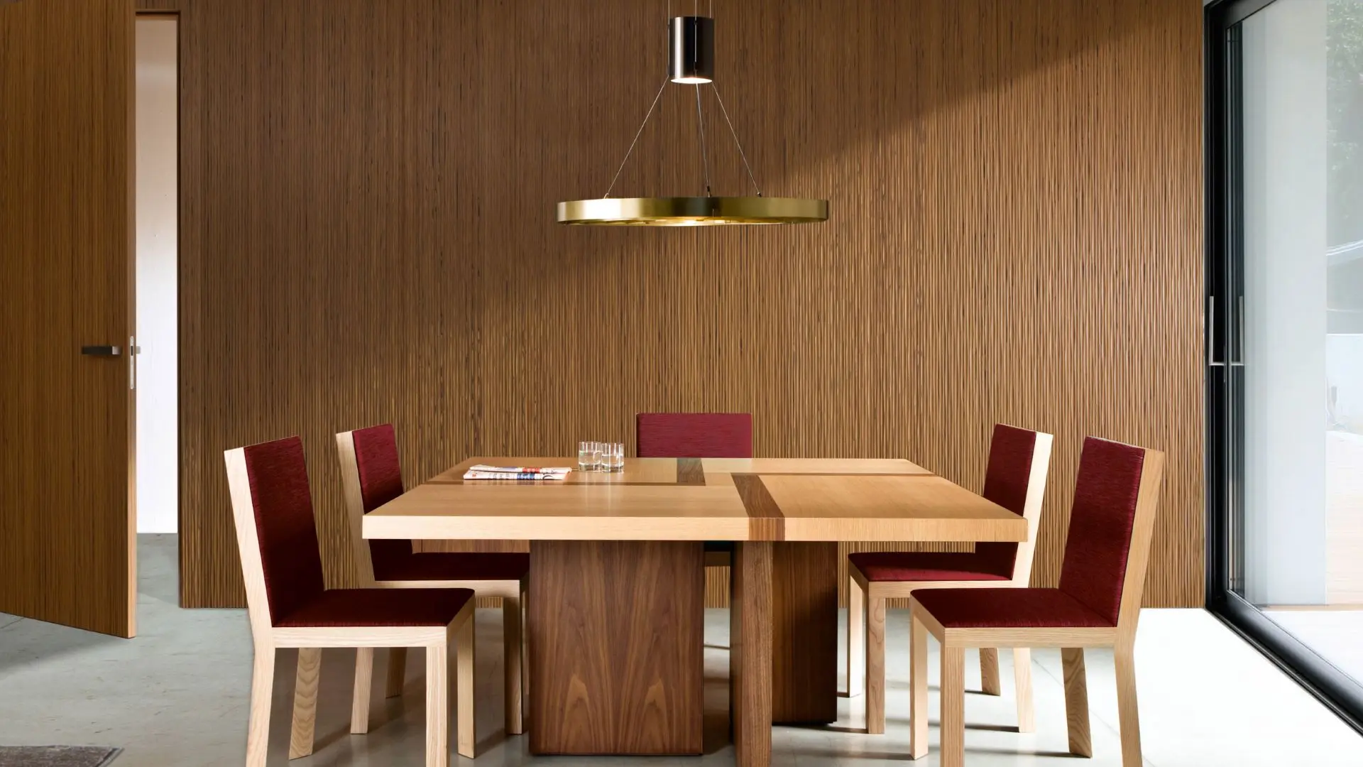 laurameroni onda wall panels in carved wood in office room