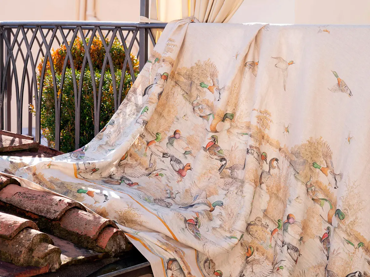 Laguna mezzero linen decor  Tessitura Toscana Telerie