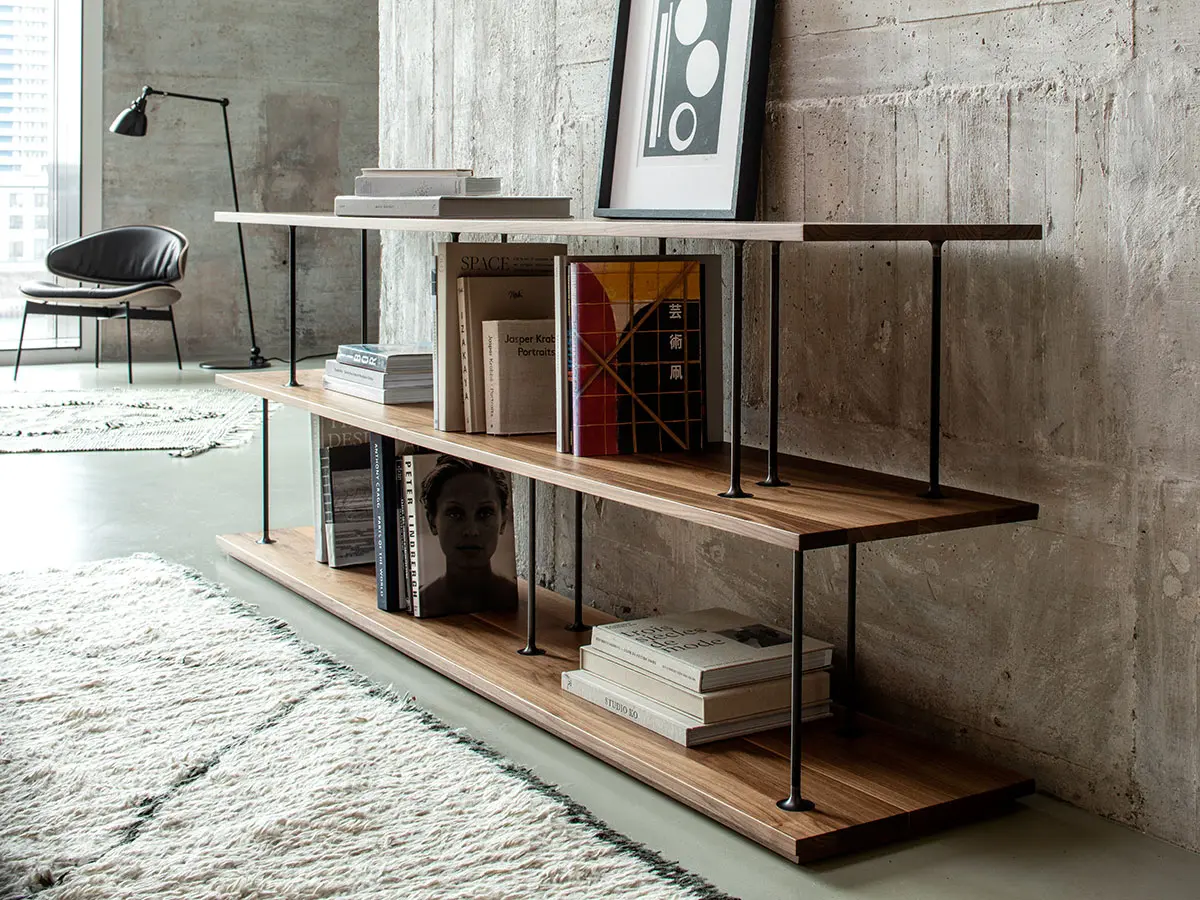 SALO shelf designed by Bernhard Müller for more