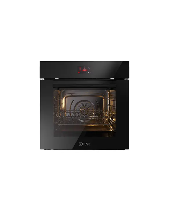 60 cm black glass TFT built-in oven