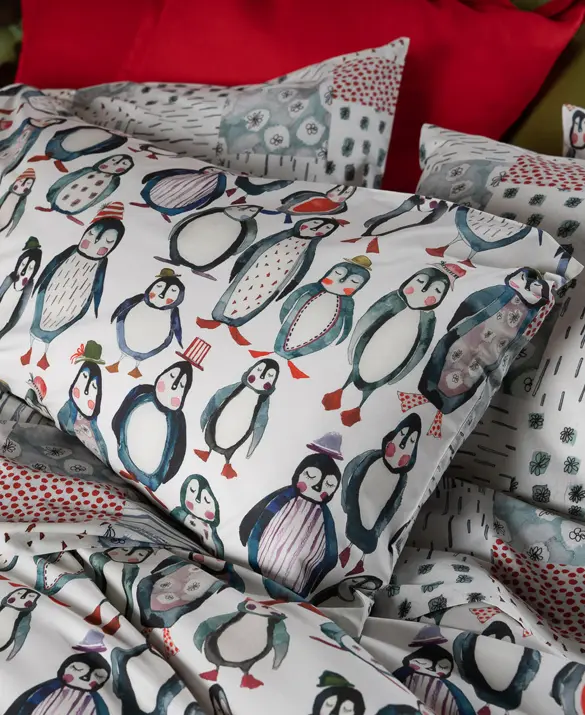Izylinens set bed cotton percale Tessitura Toscana Telerie