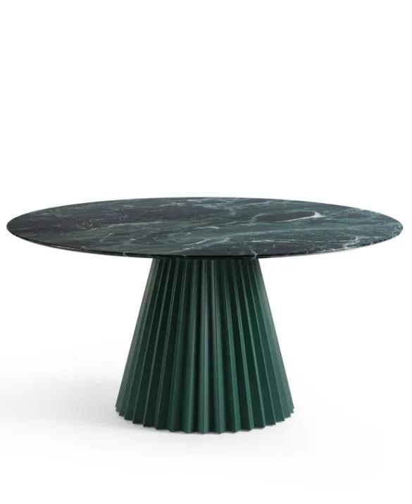 Plissé table design by Paola Navone for Midj in Italy