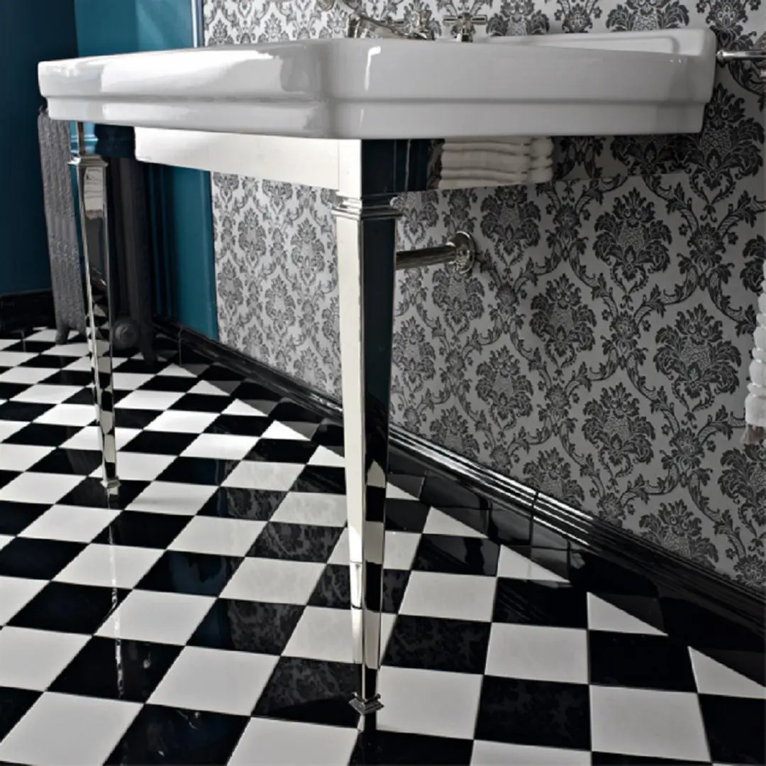 Sbordoni 1910 - Metal stand for Neoclassica console basin.