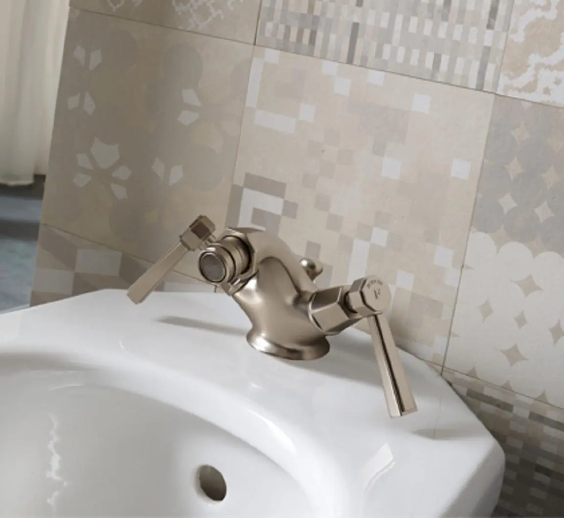 Sbordoni 1910 - Dèco Prestige monobloc bidet mixer with lever handles