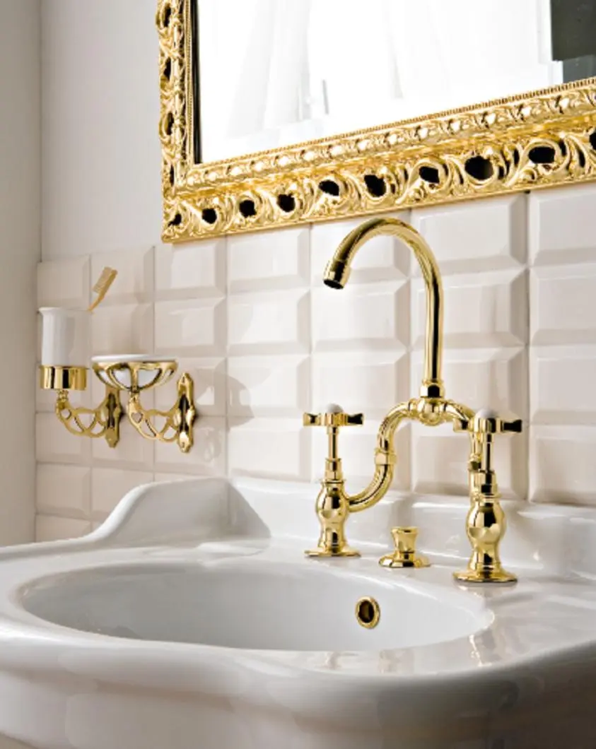 Sbordoni 1910 - Antica hole bridge basin mixer 