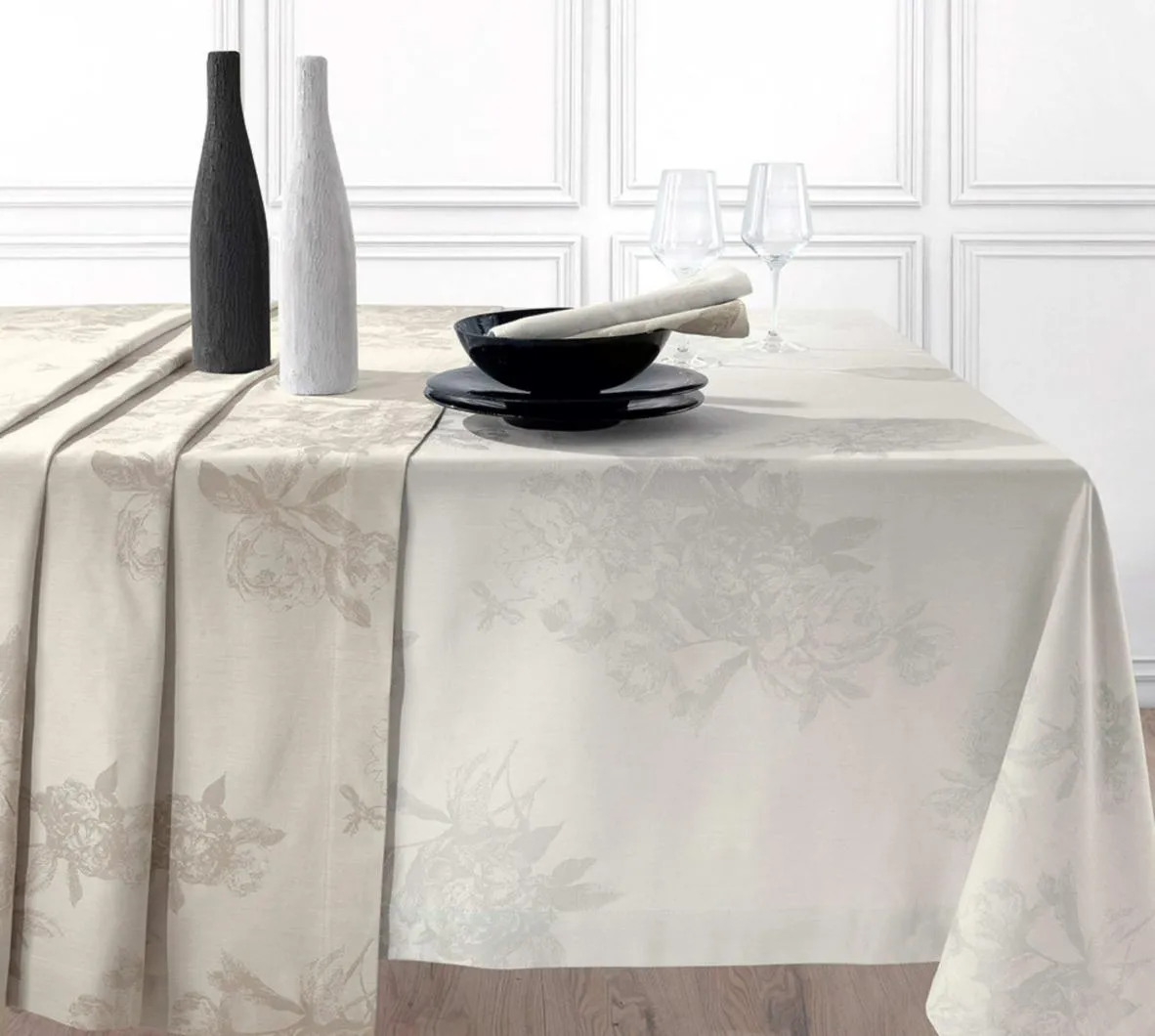 Damier table cloth set