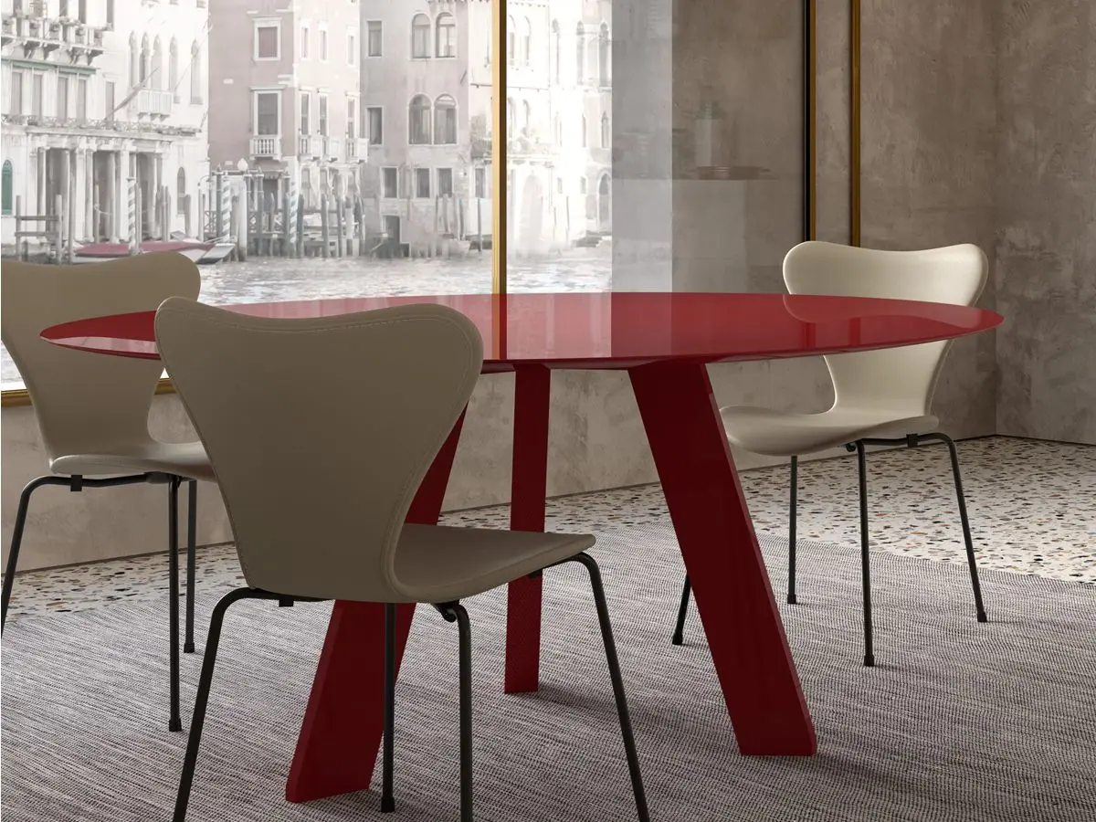 HI-DECK TABLE GLOSSY LACQUERED