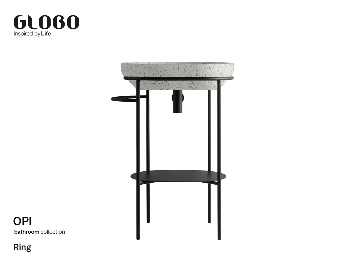 Struttura OPI Ring Lavabo Graniglia Ghiaccio