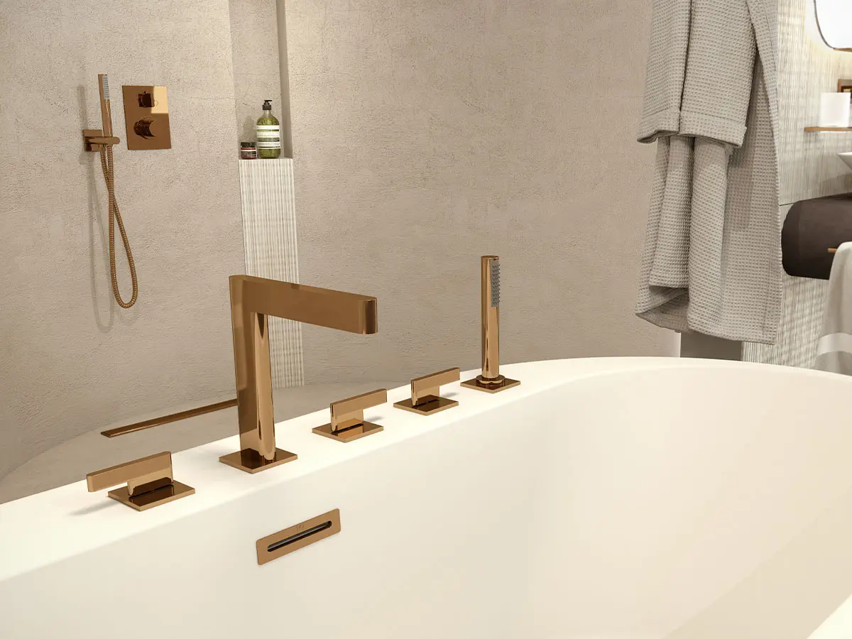 ICON-X - Bath mixer with handshower