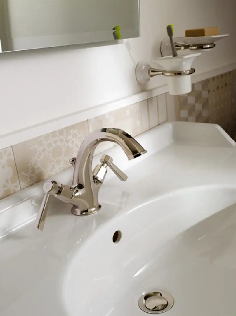 Sbordoni 1910 - Monoforo lavabo Dèco Prestige con maniglie a leva.