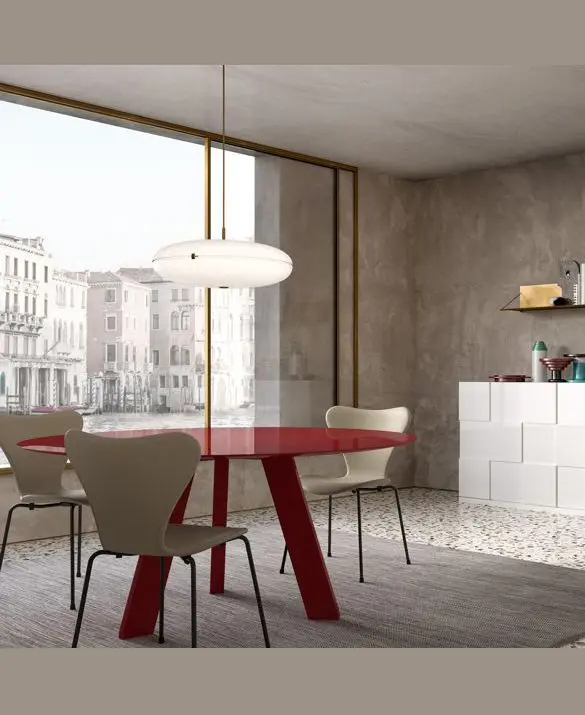 HI-DECK TABLE GLOSSY LACQUERED