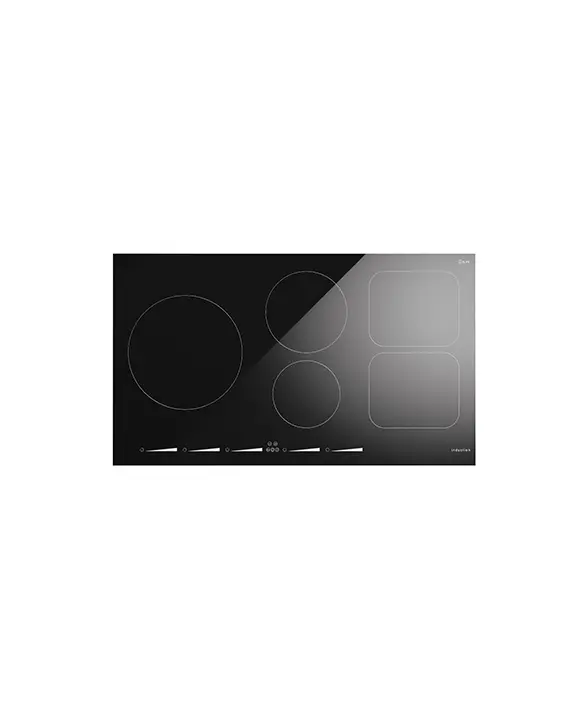 Professional Plus 90 cm 5 zone glass ceramic induction hob.